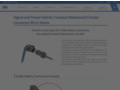 BH12 Series Signal and Power Hybrid, Compact Waterproof Circular Connector