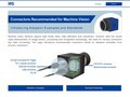 Connectors Recommended for Machine Vision