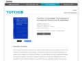 The Form of Knowledge The Prototype of Architectural Thinking and Its Application｜Author: Ryuji Fujimura｜TOTO Publishing