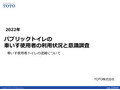 パブリックトイレの車いす使用者の利用状況と意識調査