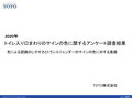 トイレ入り口まわりのサインの色に関するアンケート調査結果