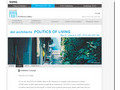 dot architects: POLITICS OF LIVING | profile | TOTO GALLERY·MA
