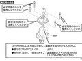 コードが出ている方向に注意して電磁弁を取り付け...