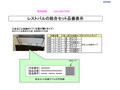 レストパルの総合セット品番表示