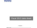 Fiscal 2015 data sheet